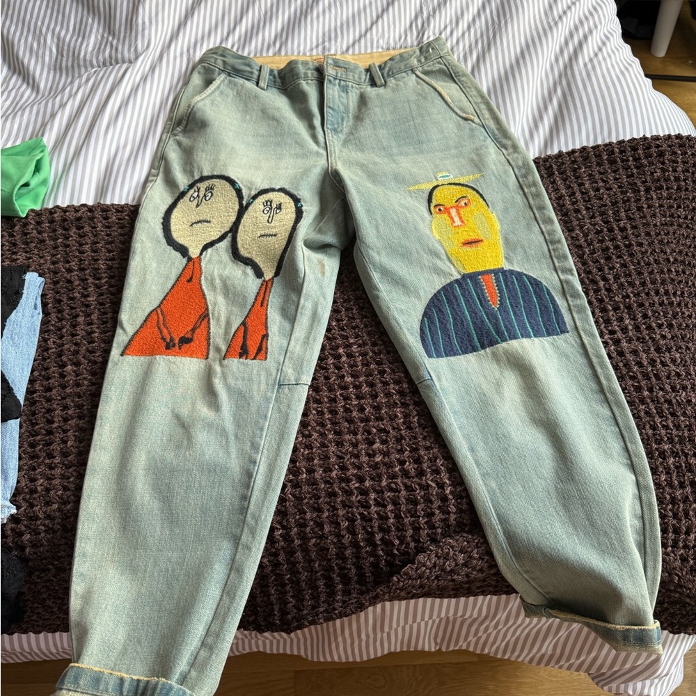 Donoratico denim with patch legs